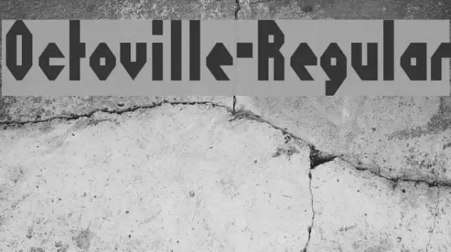 Octoville-Regular Font examples