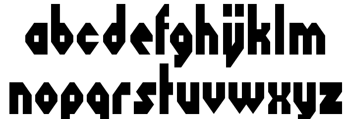 Octoville-Regular Font LOWERCASE