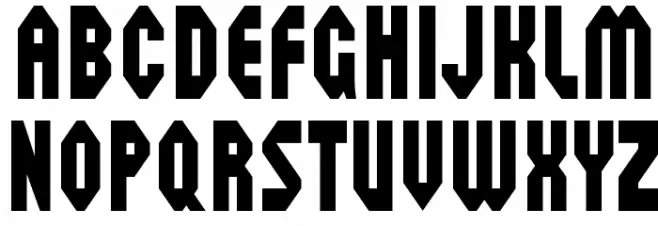 Octoville フォント 大文字