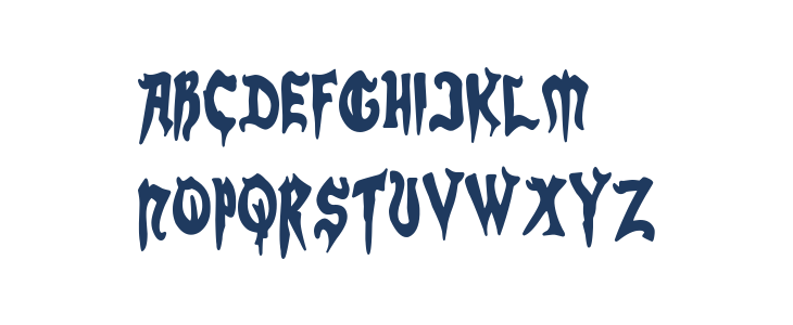 Octubre Medieval Uppercase