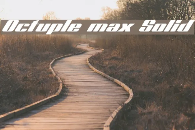 Octuple max Solid Example 3
