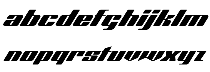 Octuple max Solid Font LOWERCASE