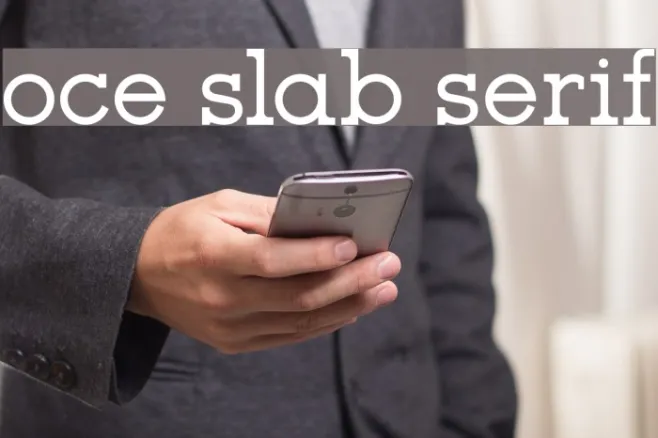 oce slab serif Example 1