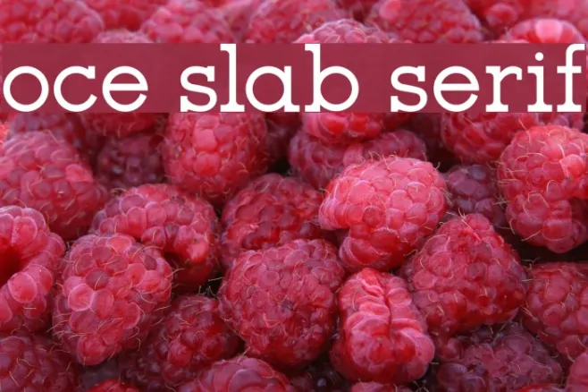 oce slab serif Example 3