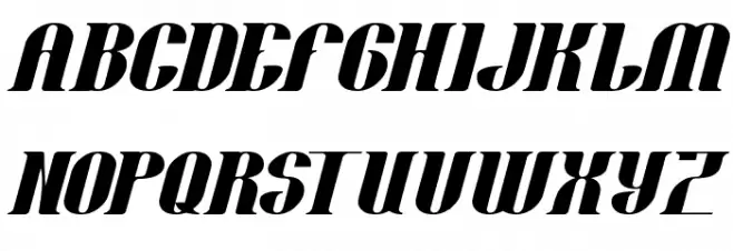 oceanography Font UPPERCASE