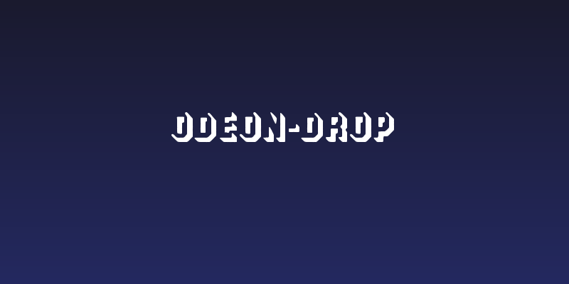 ODEON-DROP Social Header