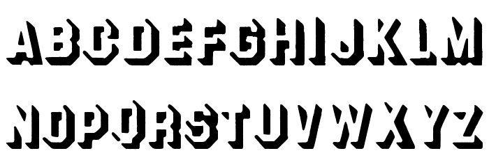 ODEON-DROP Font LOWERCASE