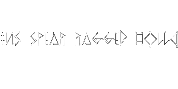 ODINS SPEAR RAGGED HOLLOW Logo