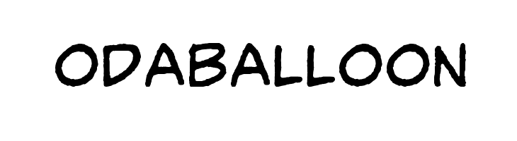 OdaBalloon  Descarca Fonturi Gratis