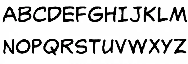 OdaBalloon Schriftart Groß