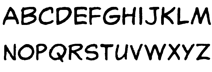OdaBalloon Font LOWERCASE
