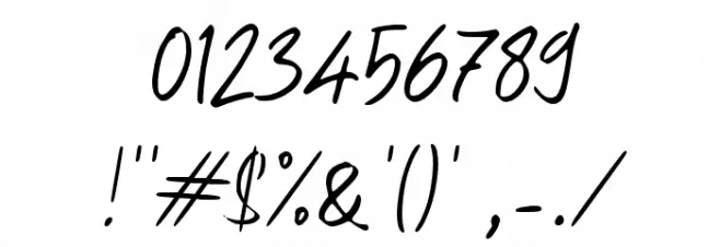 Odading Signature Fonte OUTROS PERSONAGENS