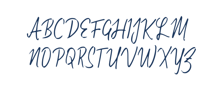 Odading Signature Uppercase