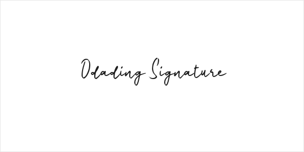 Odading Signature Logo