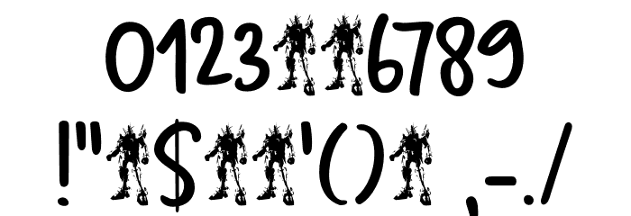 Odaiba Script DEMO Regular Font OTHER CHARS