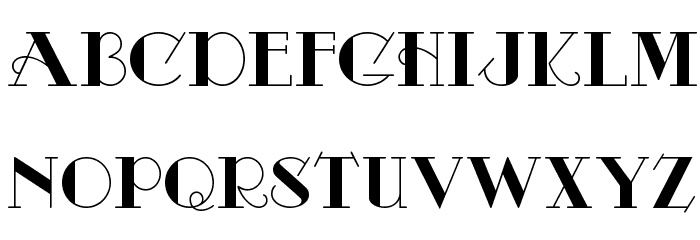 Odalisque NF Font LOWERCASE