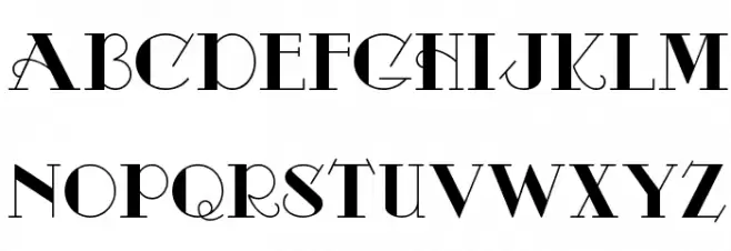 Odalisque NF Font Litere mici