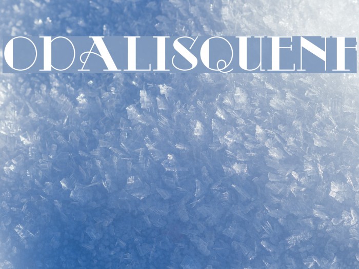 OdalisqueNF Font examples