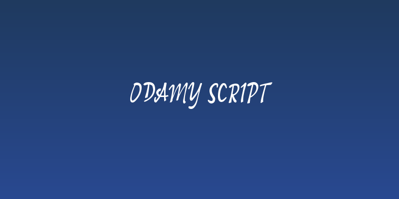 Odamy Script Social Header