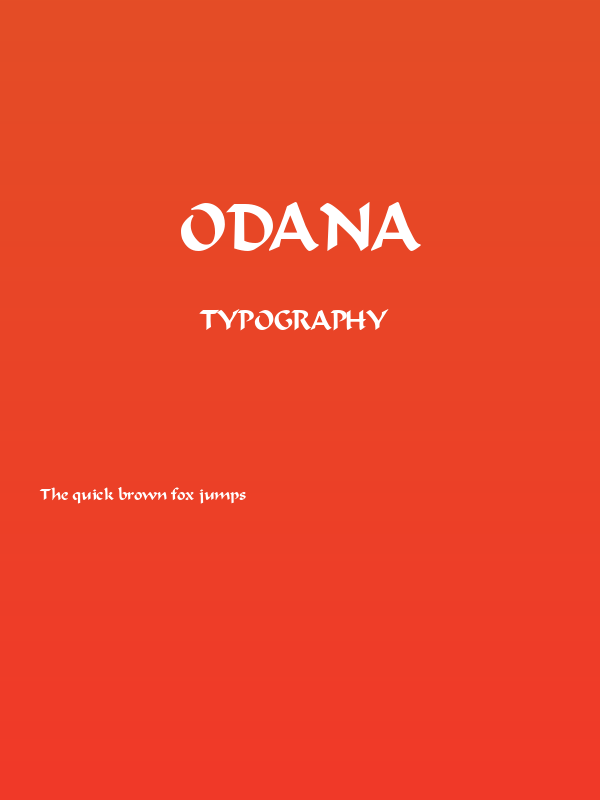 Odana Poster