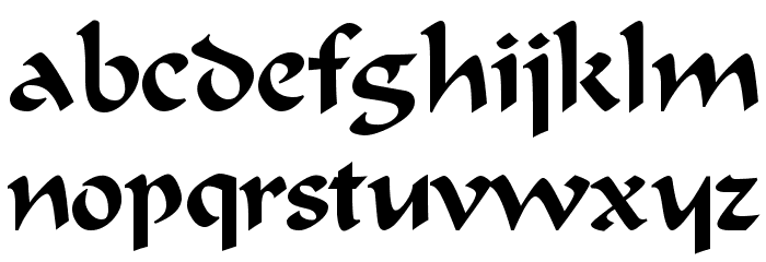 Odana Font LOWERCASE