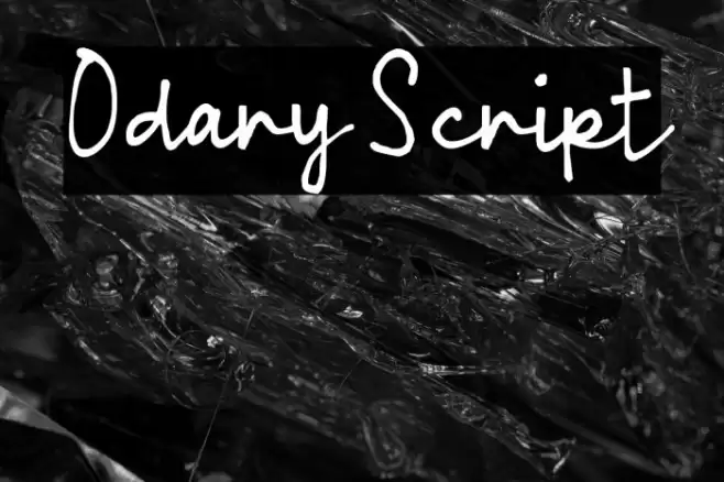 Odary Script خط examples