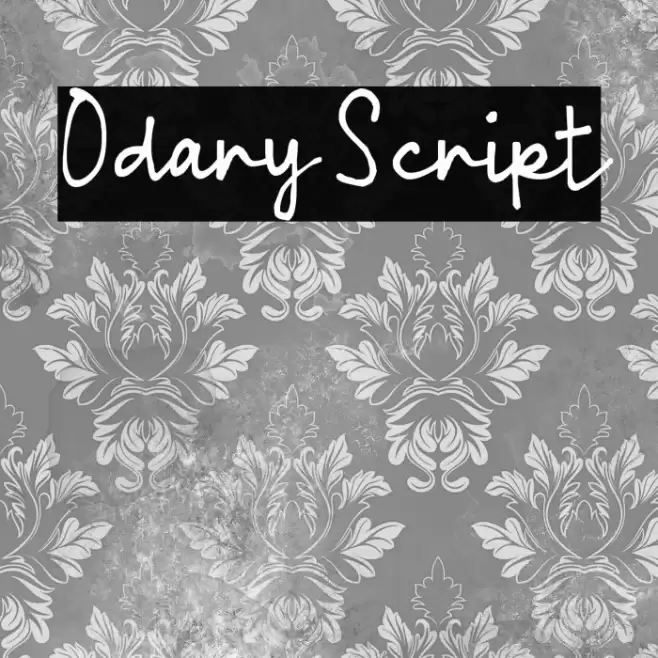 Odary Script خط examples