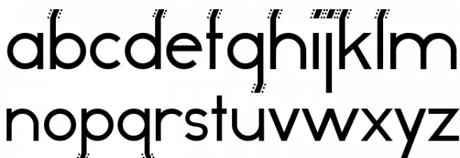 Odd Dog Regular Шрифта ВЕРХНИЙ
