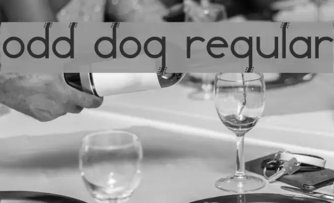Odd Dog Regular Font examples