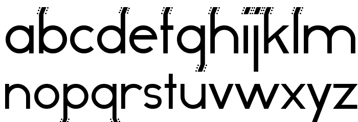 Odd Dog Regular Font LOWERCASE