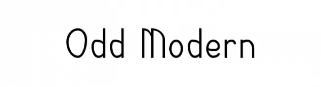 Odd Modern  Fuentes Gratis Descargar