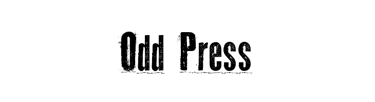 Press шрифты