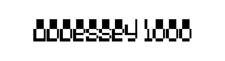 Oddessey 1000 Caratteri