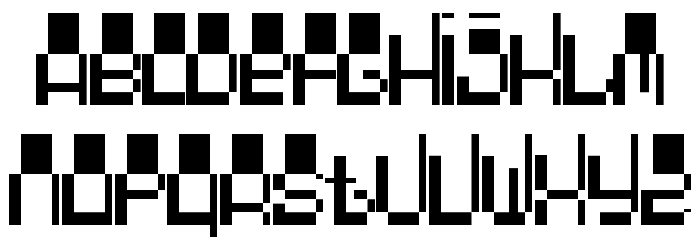 Oddessey 1000 Schriftart Kleinbuchstaben