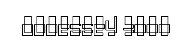 Oddessey 3000  Fuentes Gratis Descargar