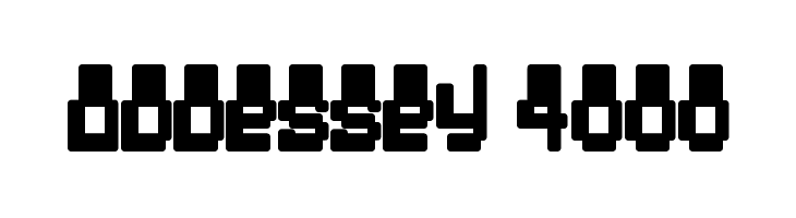 Oddessey 4000 Font