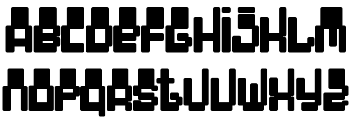 Oddessey 4000 Font LOWERCASE