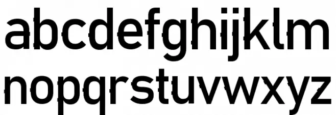 Oddie Font LOWERCASE