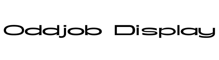 Oddjob Display  les polices de caractères gratuit tlcharger