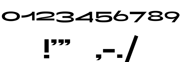 Oddjob Display Font OTHER CHARS