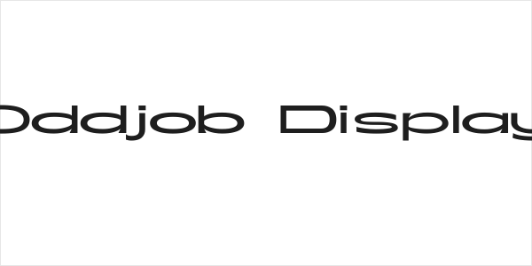 Oddjob Display Logo