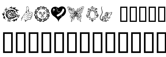 Odds n Sods Font LOWERCASE