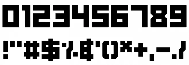 Ode to Idle Gaming Font OTHER CHARS