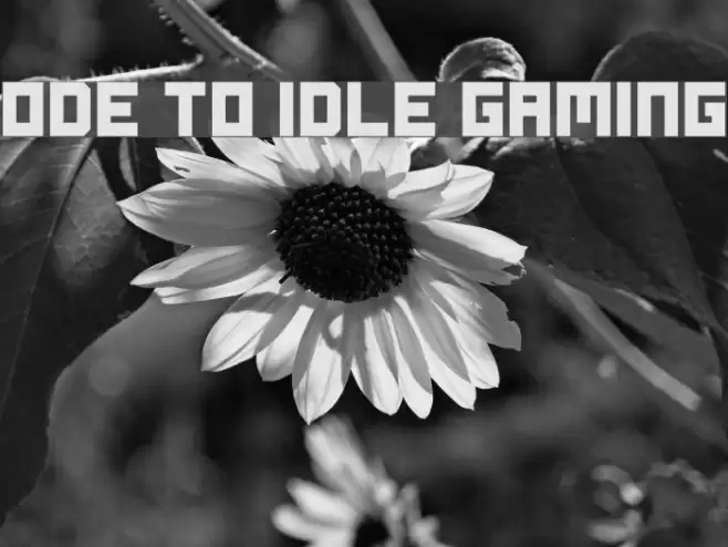 Ode to Idle Gaming Font examples