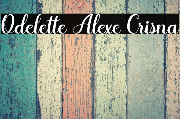 Odelette Alexe Crisna Example 1