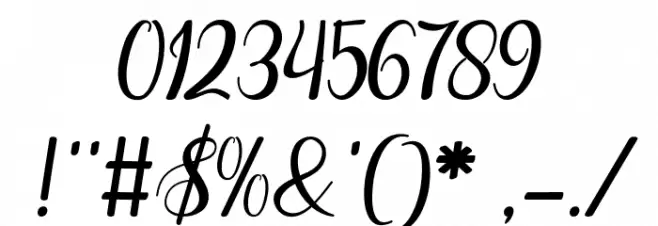 Odelette-AlexeCrisna Font OTHER CHARS