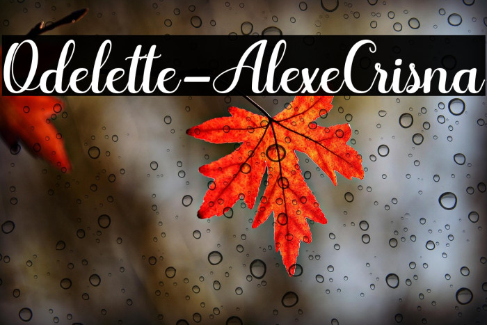 Odelette-AlexeCrisna Example 1