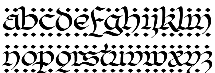 OdenburghDecoPERSONALUSE Font LOWERCASE