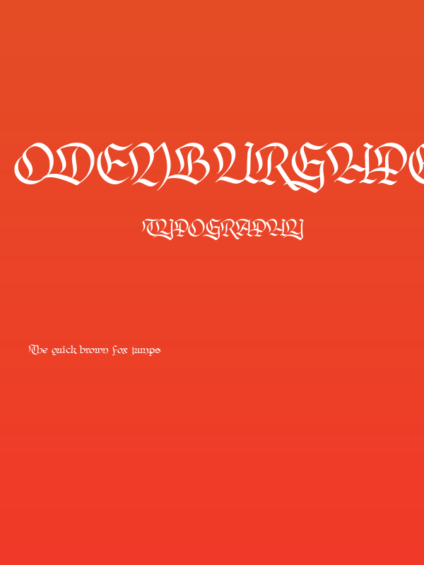 OdenburghPERSONALUSEONLY Poster