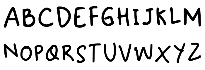 Odeng Regular Font UPPERCASE